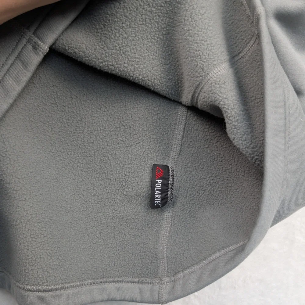 The North Face Pullover Men's Large Gray Summit Series Gorp Quarter Zip Sweater